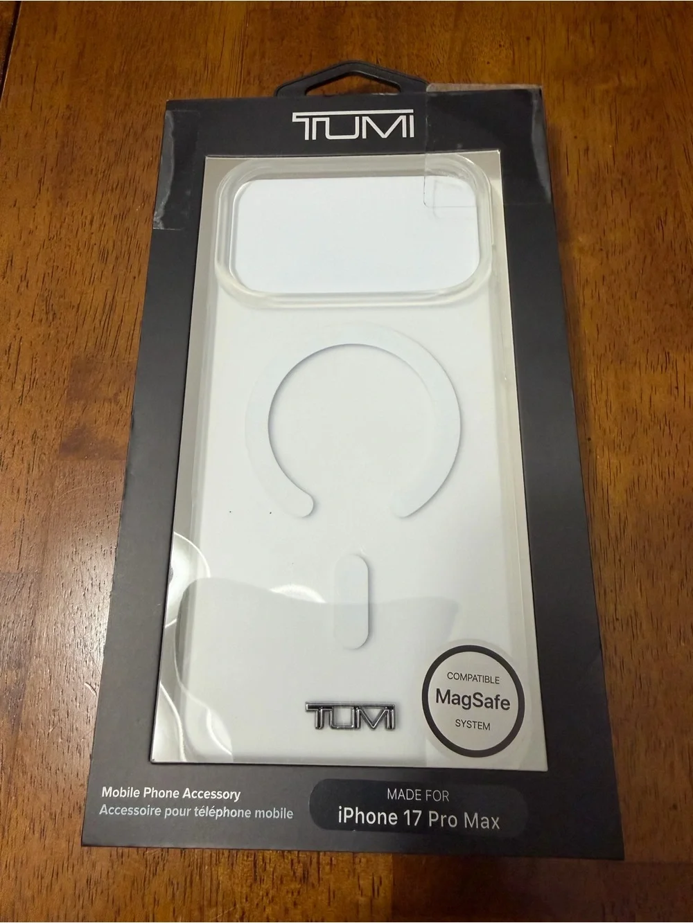 Brand New Tumi Apple iPhone 17 Pro Max Phone Case - CLEAR - Retail $125